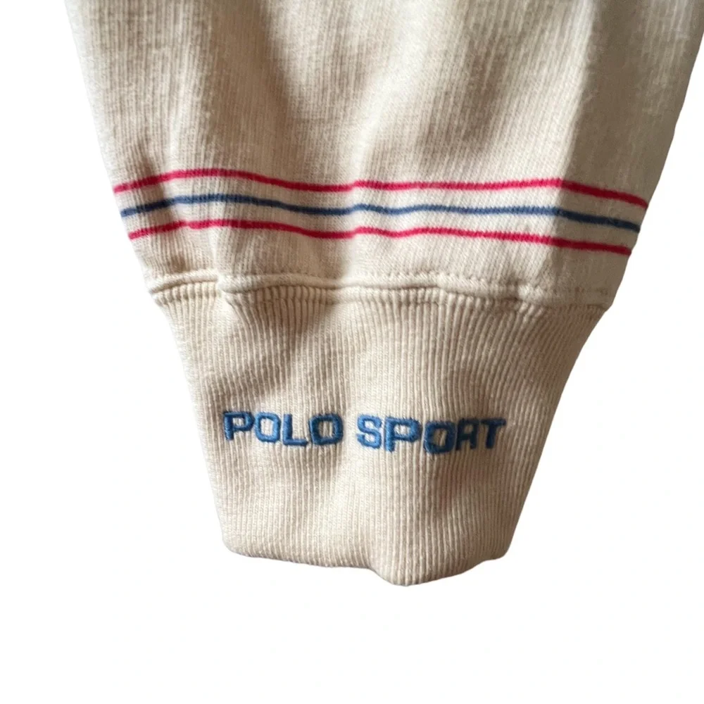 Polo Ralph Lauren Vintage Stripe Hoodie | LARGE NWOT_7